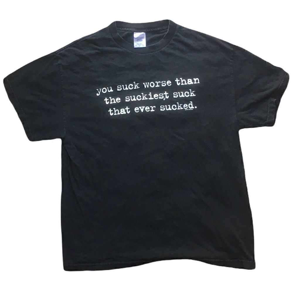 Vintage Suck T shirt  